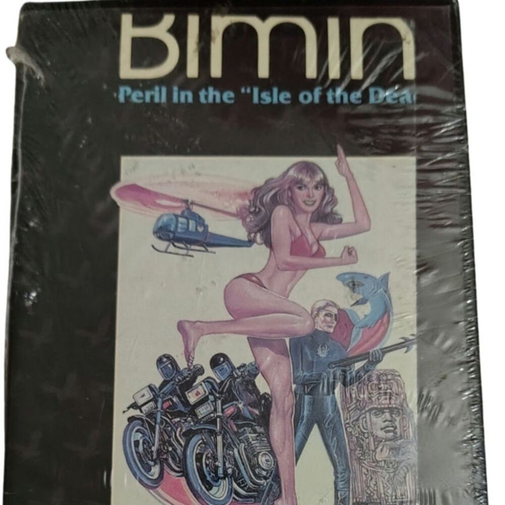 Bimini Code Peril in the Isle of the Dead VHS Tape Sealed Prism Vickie Benson